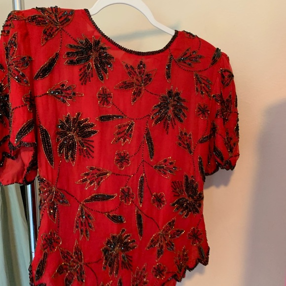 Vintage sequined top BNWT - Picture 3 of 3